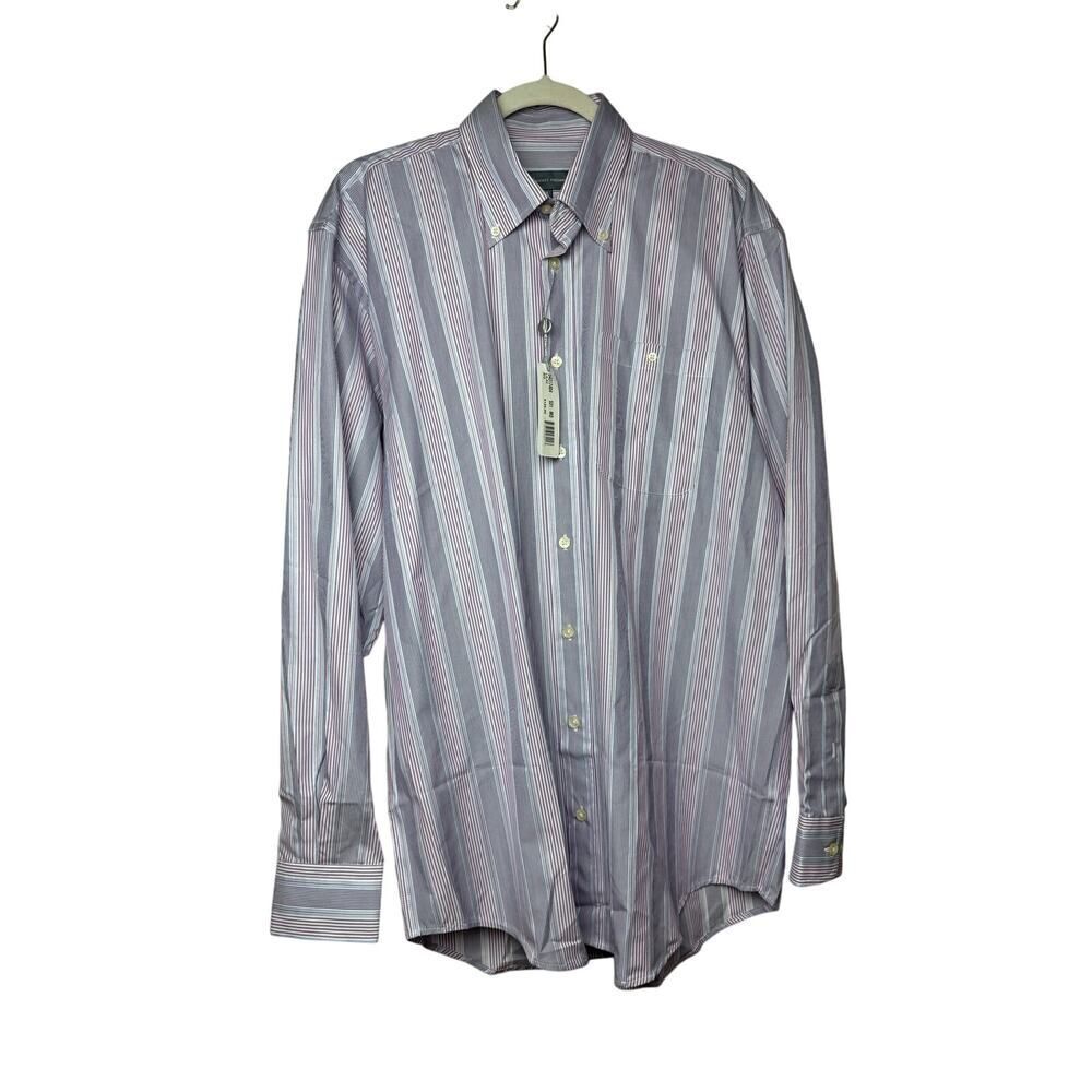 NWT Hickey Freeman Button Down Shirt Men's Sz. M